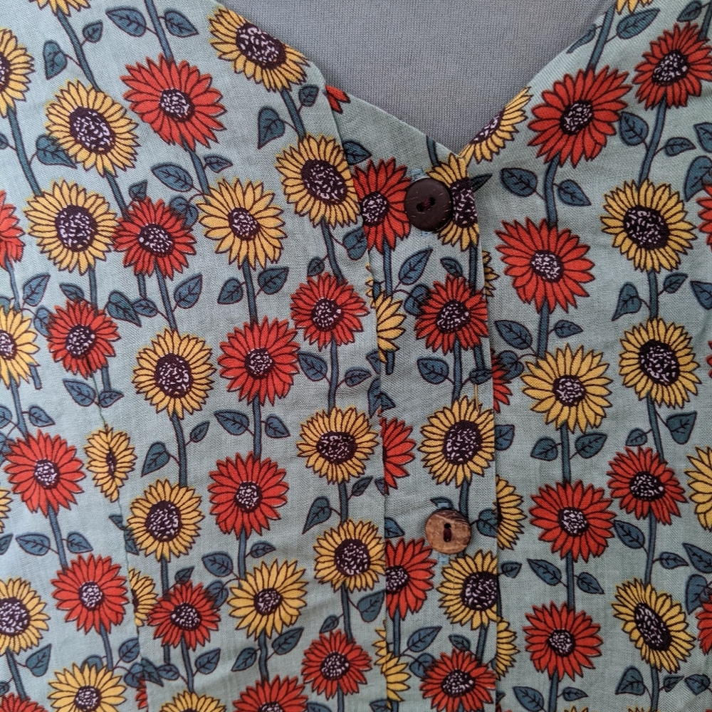 Button-Down Mini Dress - image 5